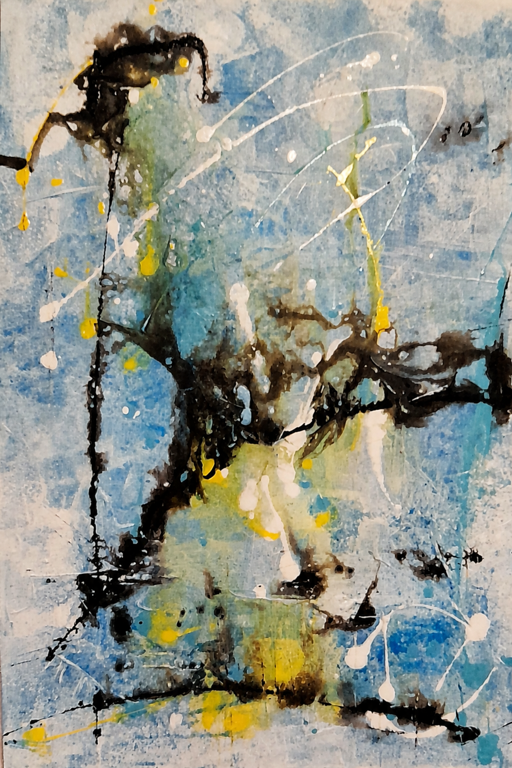 Electric Tide, an abstract artwork by Alan Bannon